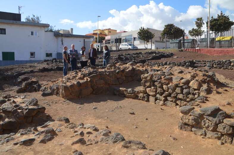 Yacimiento arqueológico de Los Melones, en La Garita (Foto TA)